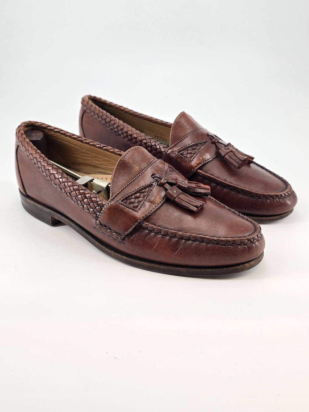 Allen Edmonds Men's Maxfield Chili Leather Tassel Loafers
